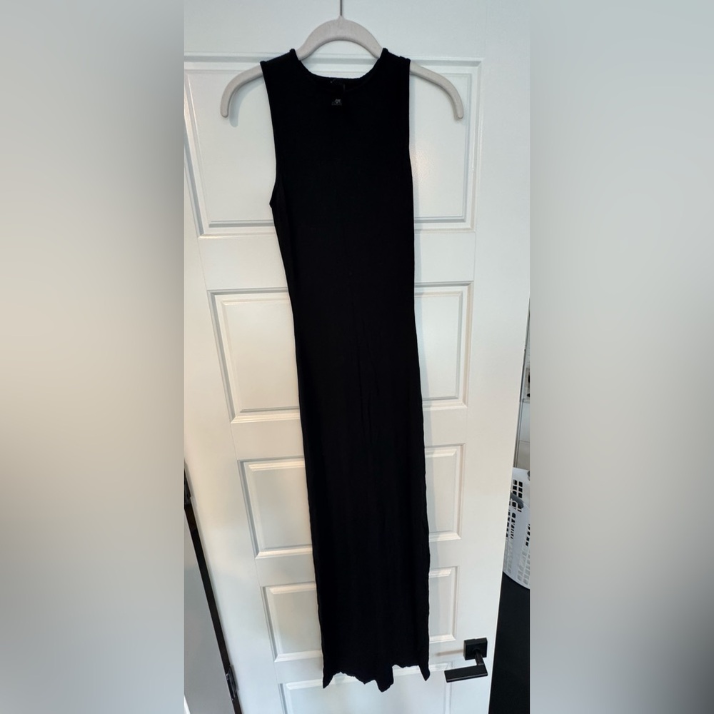 SKIMS Black Maxi Dress